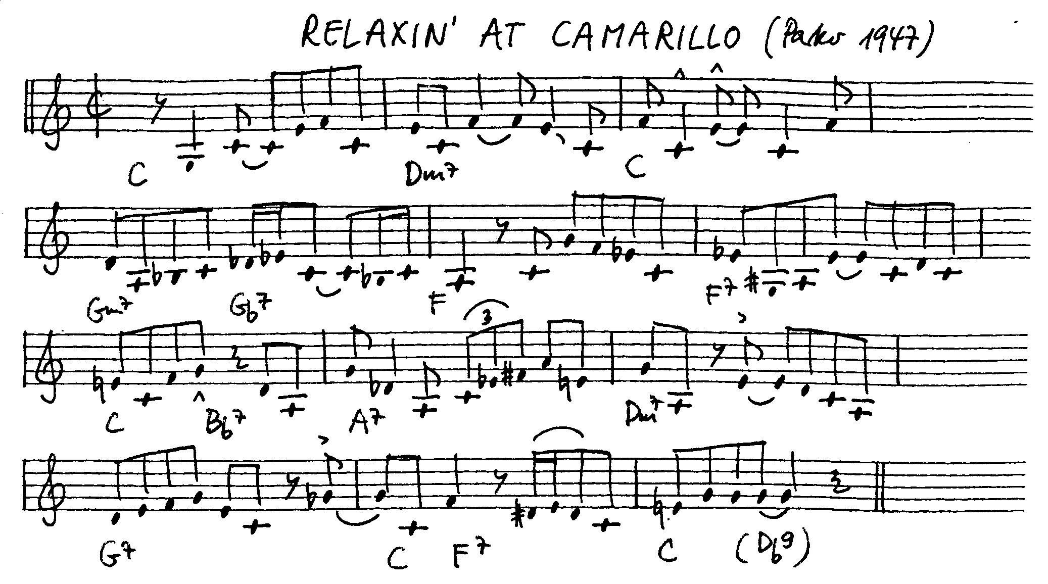 relaxin' at the camarillo leadsheet – book us for your next 20s or gatsby event